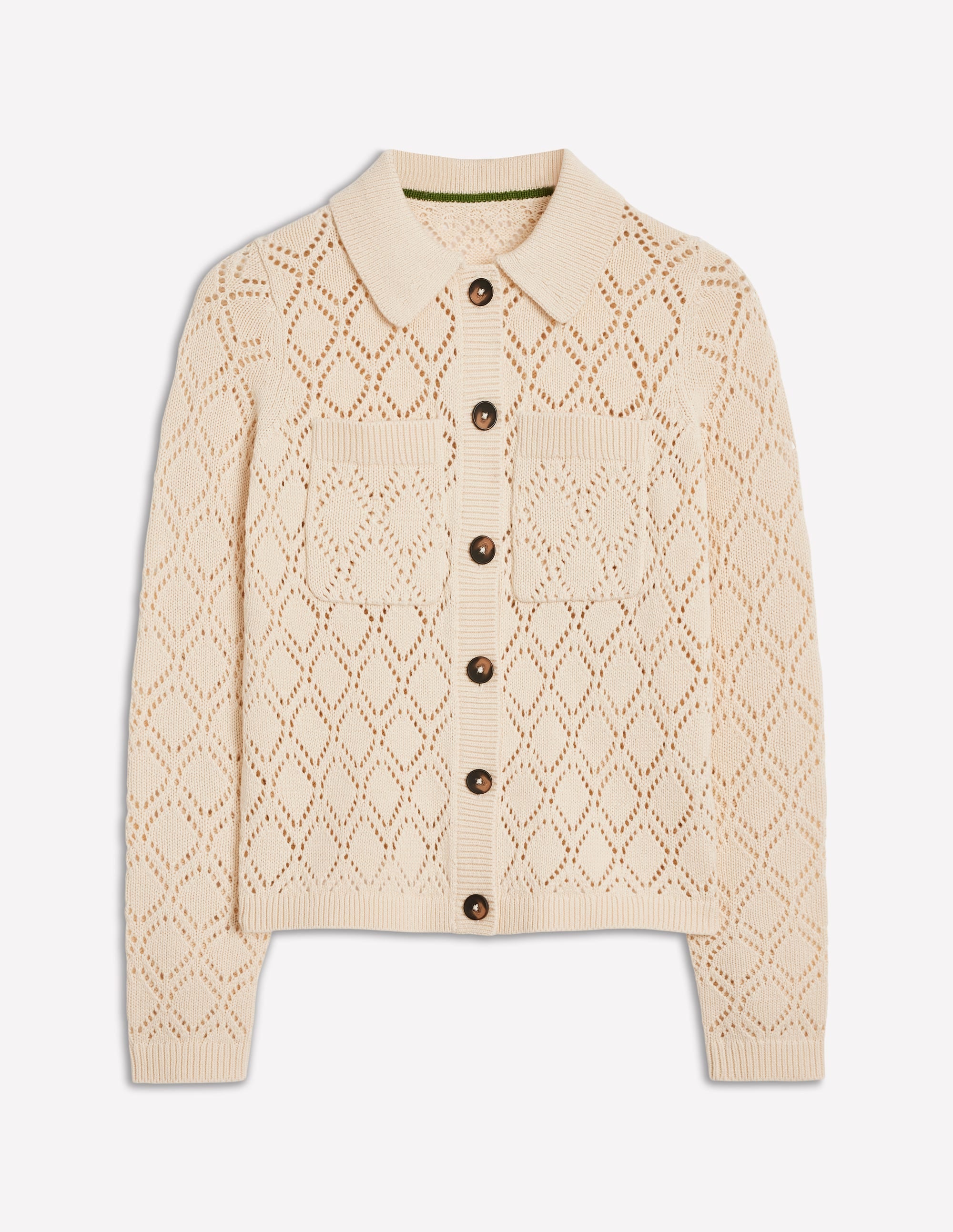 Astrid Knitted Shirt-Warm Ivory - Image 6