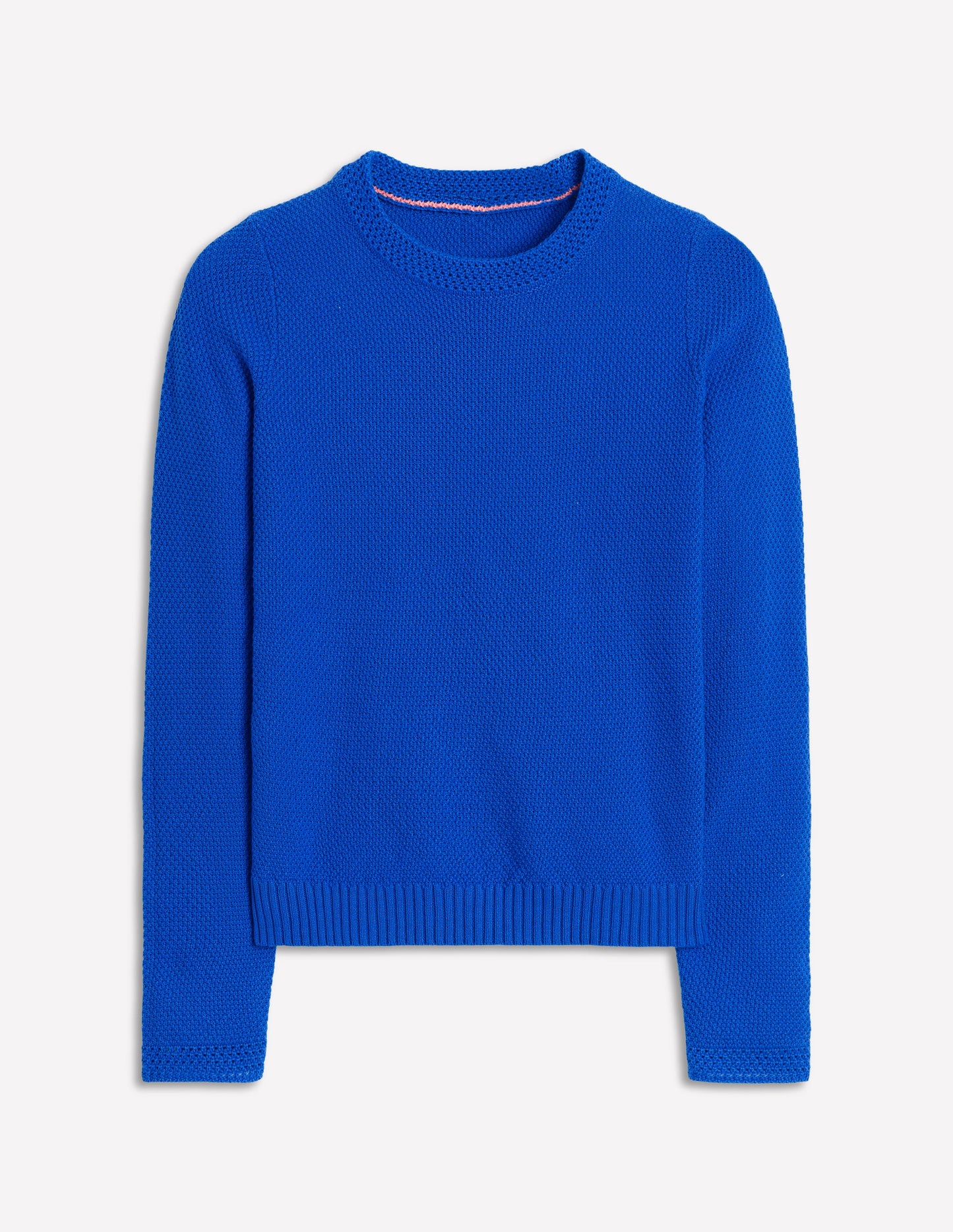 Callie Crochet Trim Sweater-Gallery Blue