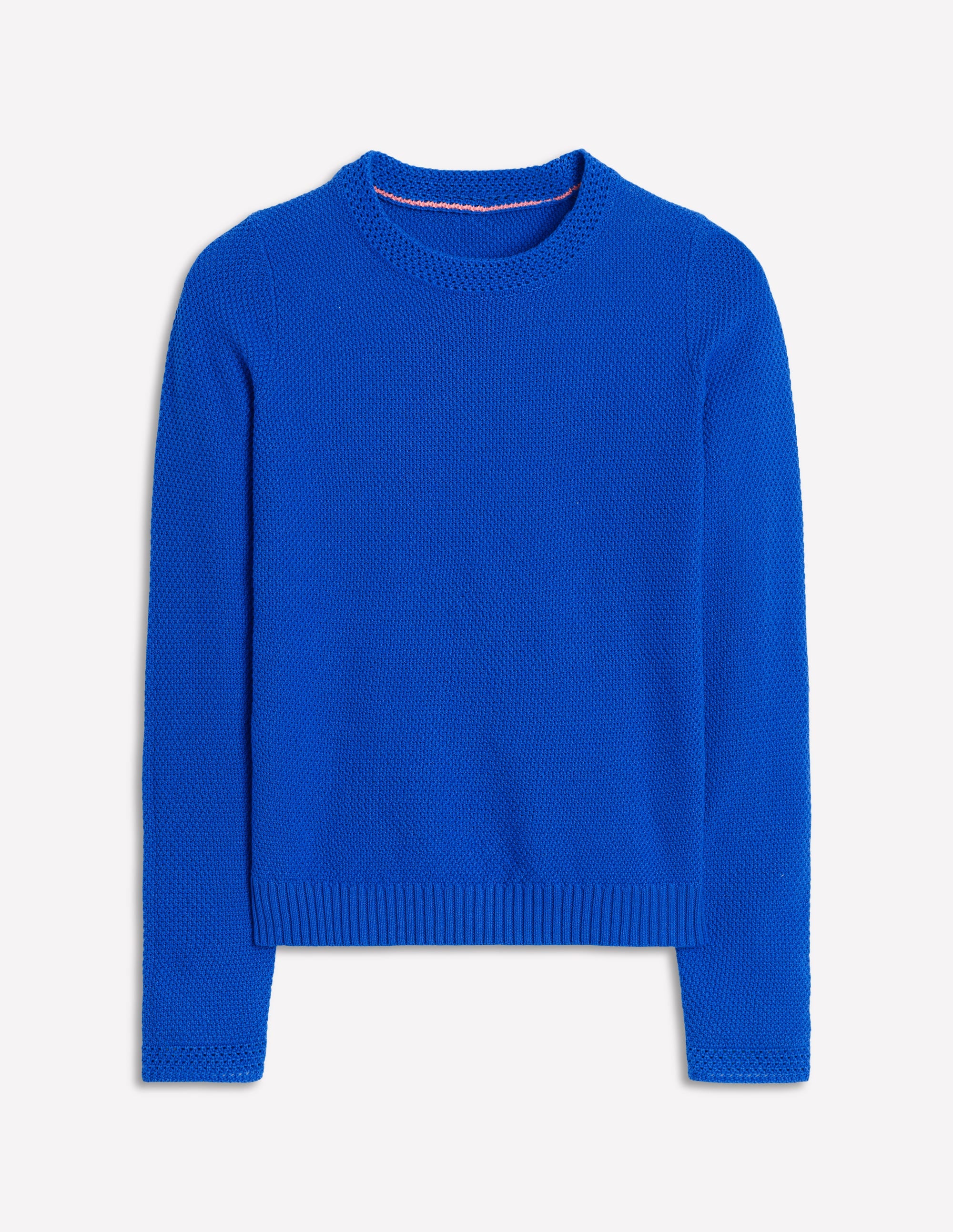 Callie Crochet Trim Sweater-Gallery Blue - Image 7