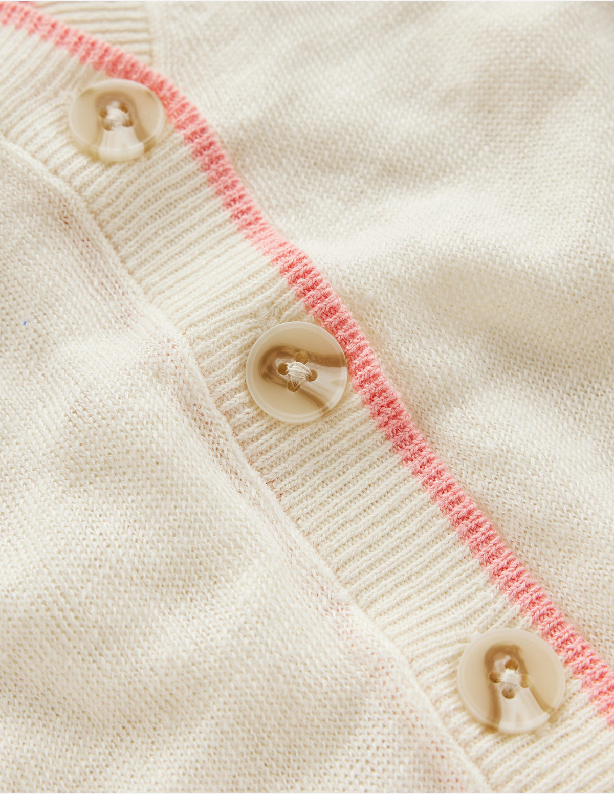 Liv V-Neck Linen Cardigan-Warm Ivory - Image 6