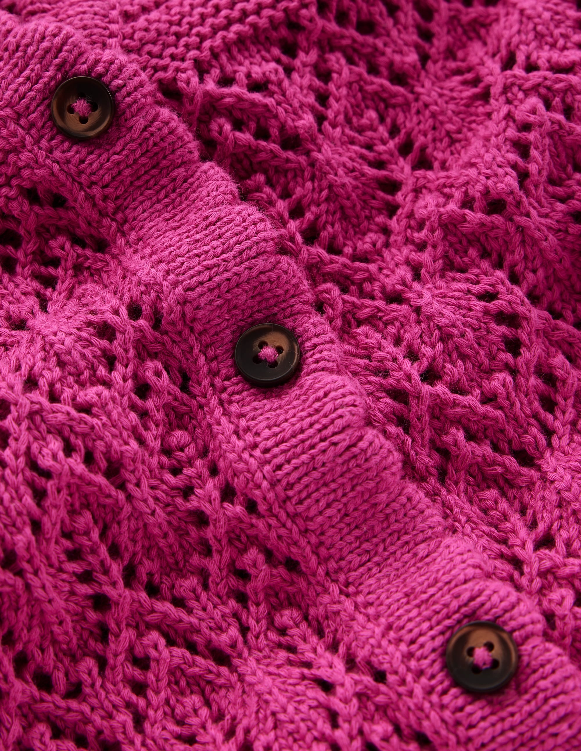 Elodie Stitch V-Neck Cardigan-Purple Damson - Image 6