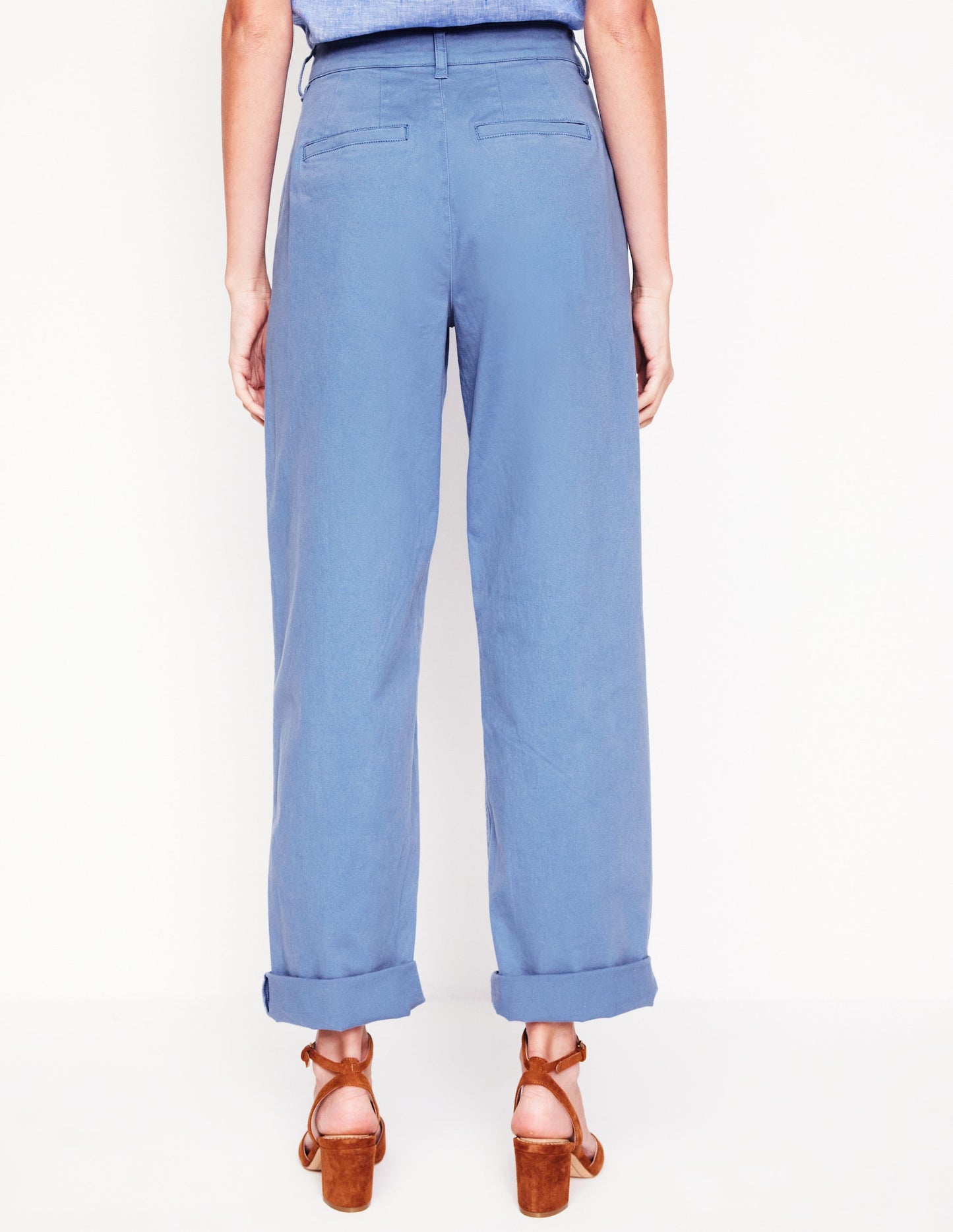 Barnsbury Tape Chino Pants-Blue River