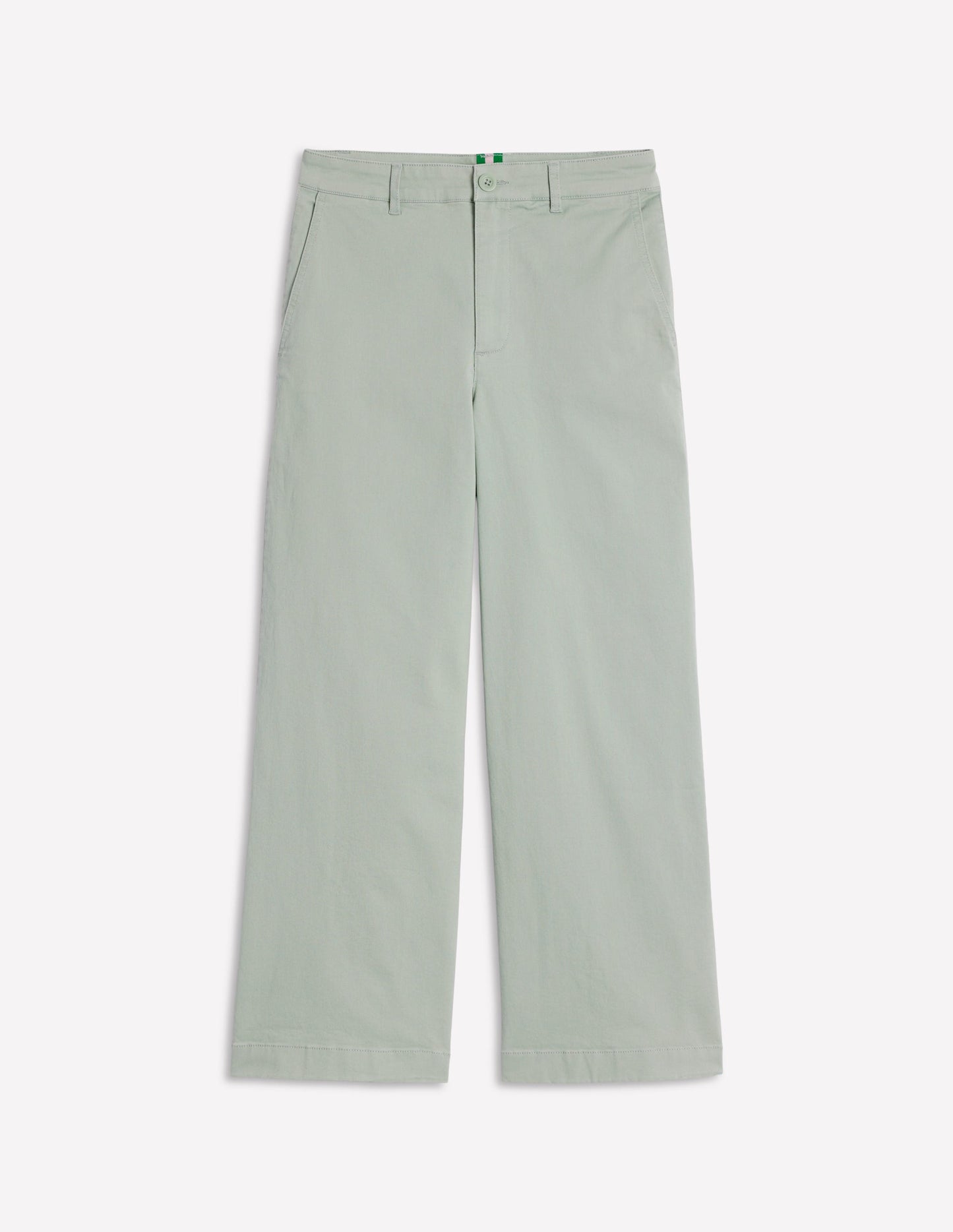 Barnsbury Crop Chino Pants-Soft Jade