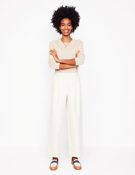 Bloomsbury Cotton Pants-Off White