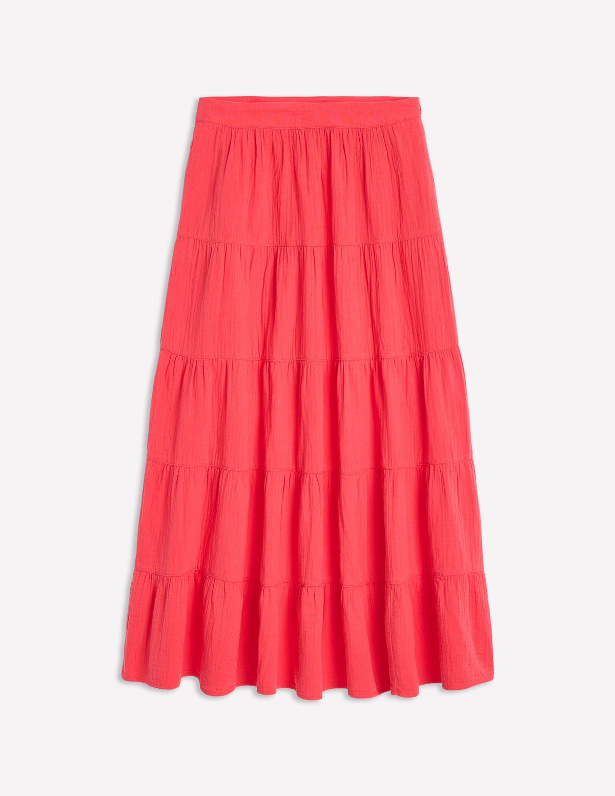 Nadia Double Cloth Maxi Skirt-Jam Red - Image 5