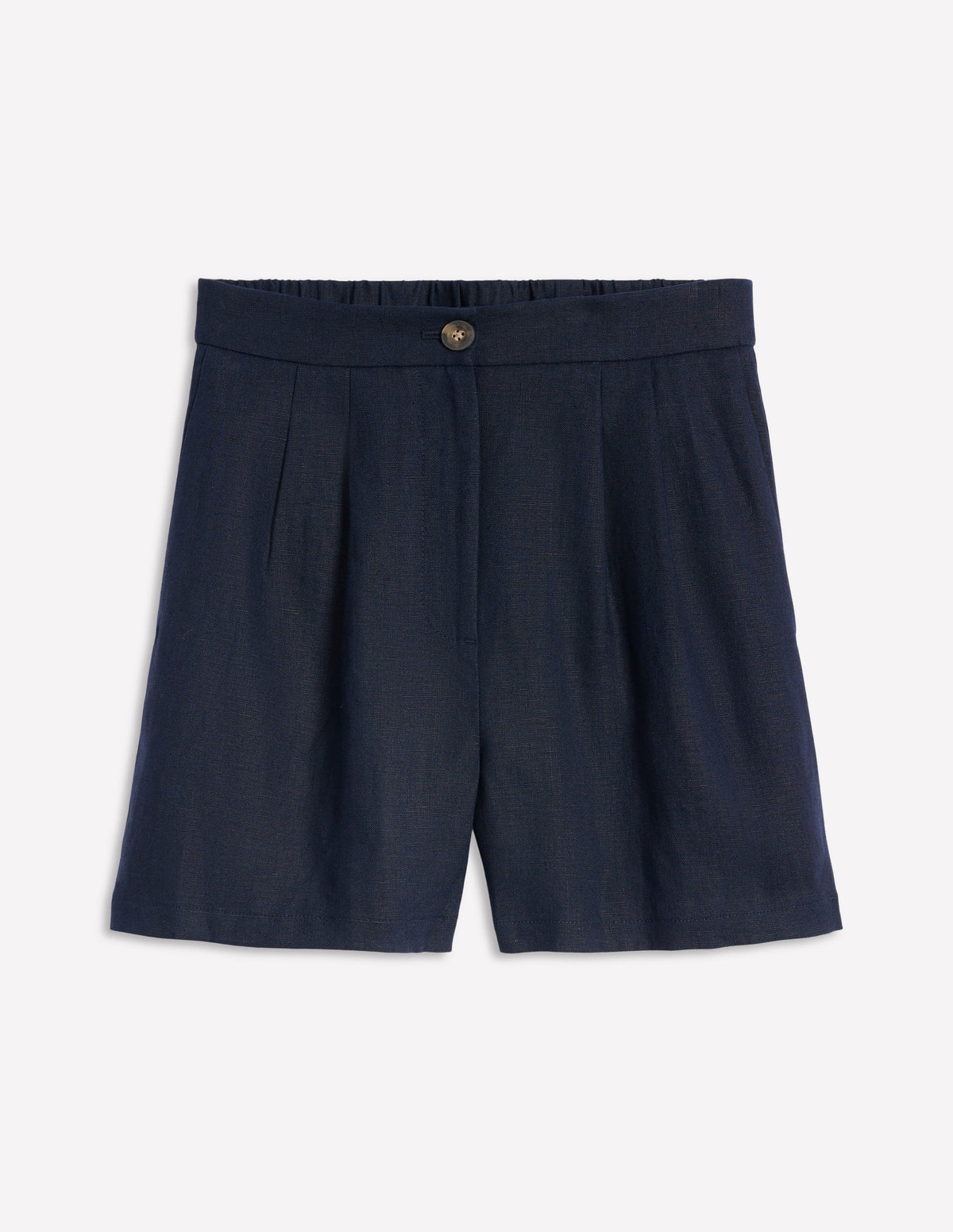 Dulwich Linen Shorts-Navy - Image 6