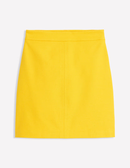 Aline Tailored Skirt-Pineapple Yellow