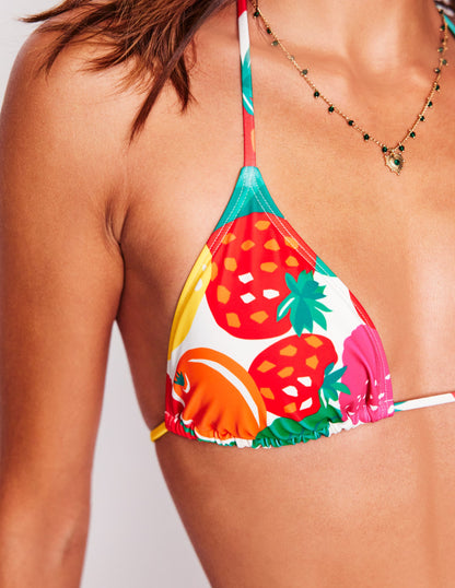 Symi String Bikini Top-Multi, Summer Fruit