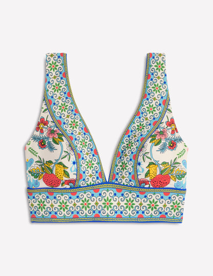 Porto Bikini Top-Multi, Citrus Vine Tile-7