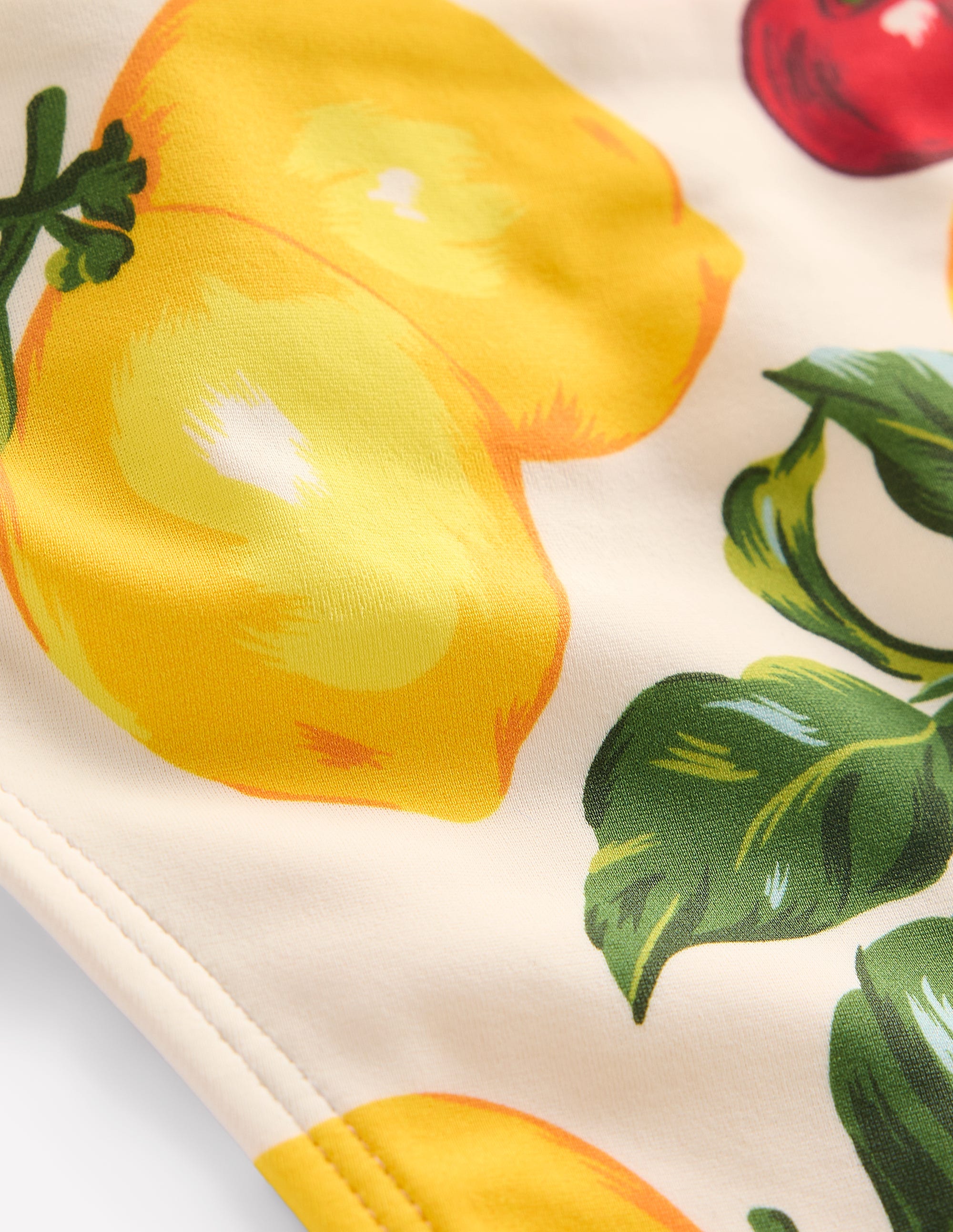 Classic Bikini Bottoms-Ivory, Cherries and Lemons - Image 6