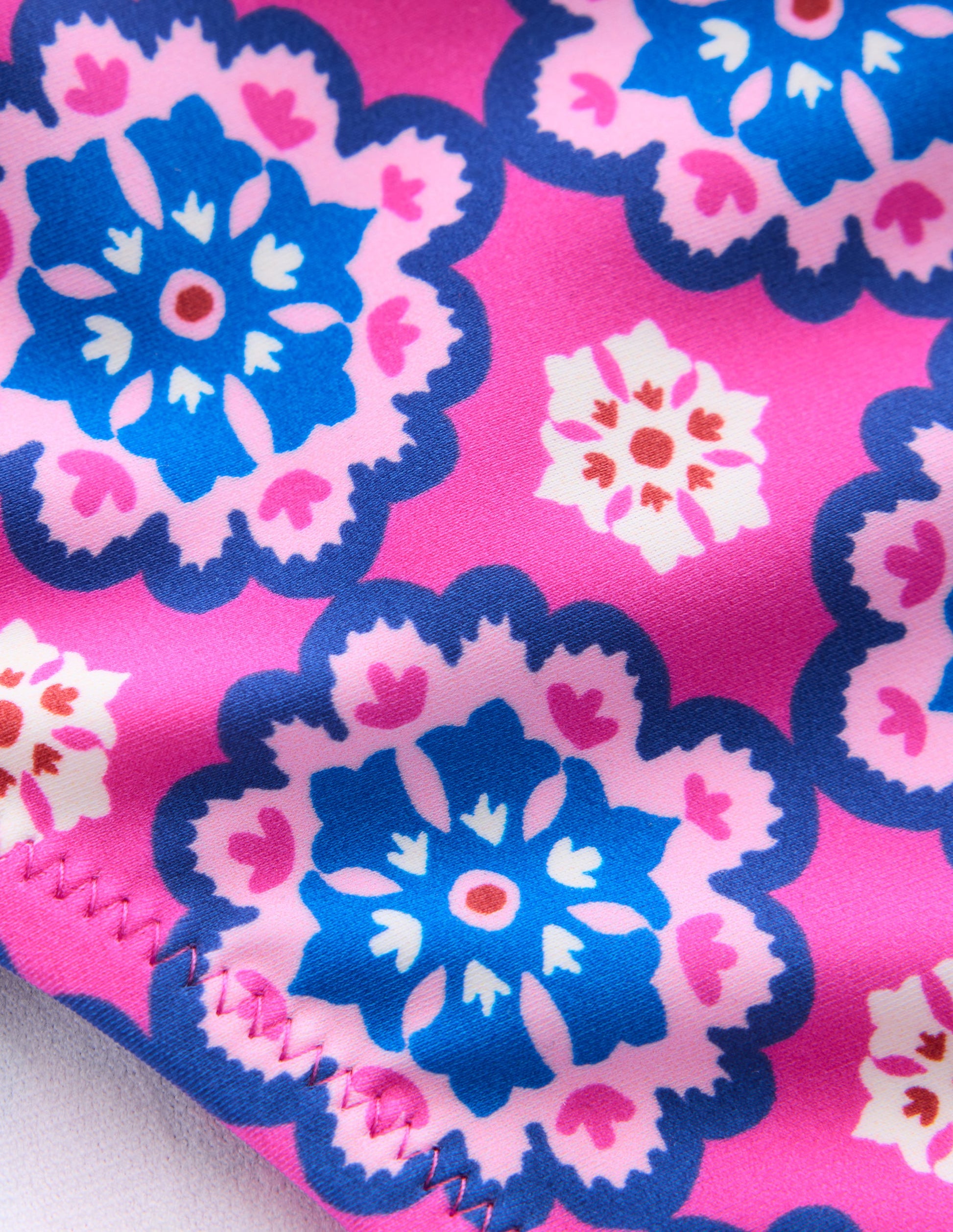 Classic Bikini Bottoms-Cosmos Pink, Geo-9