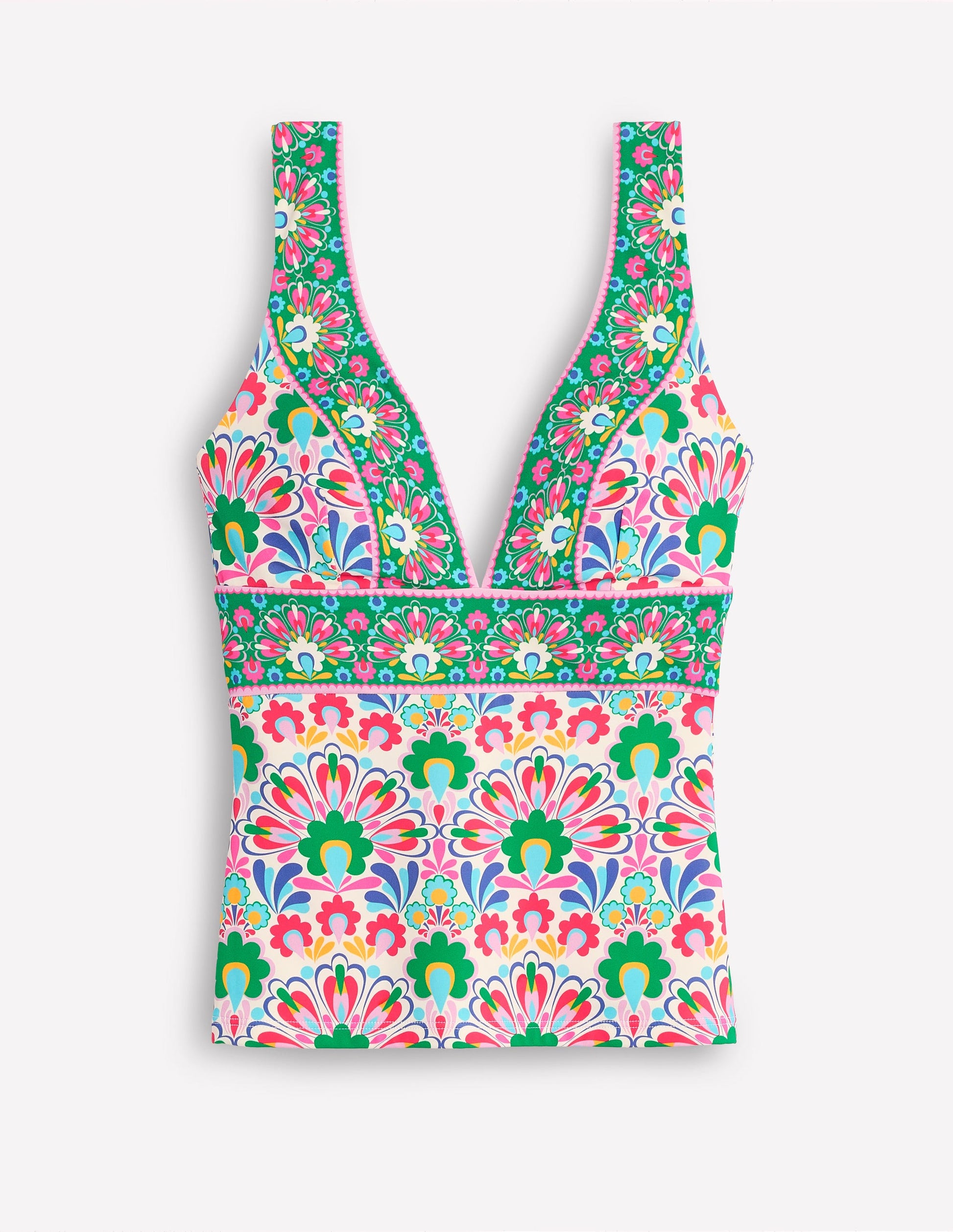 Porto Tankini Top-Multi, Decorative Dandelion-5