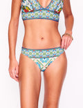 Porto Bikini Bottoms-Multi, Citrus Vine Tile