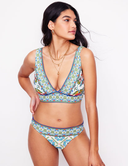 Porto Bikini Bottoms-Multi, Citrus Vine Tile-6