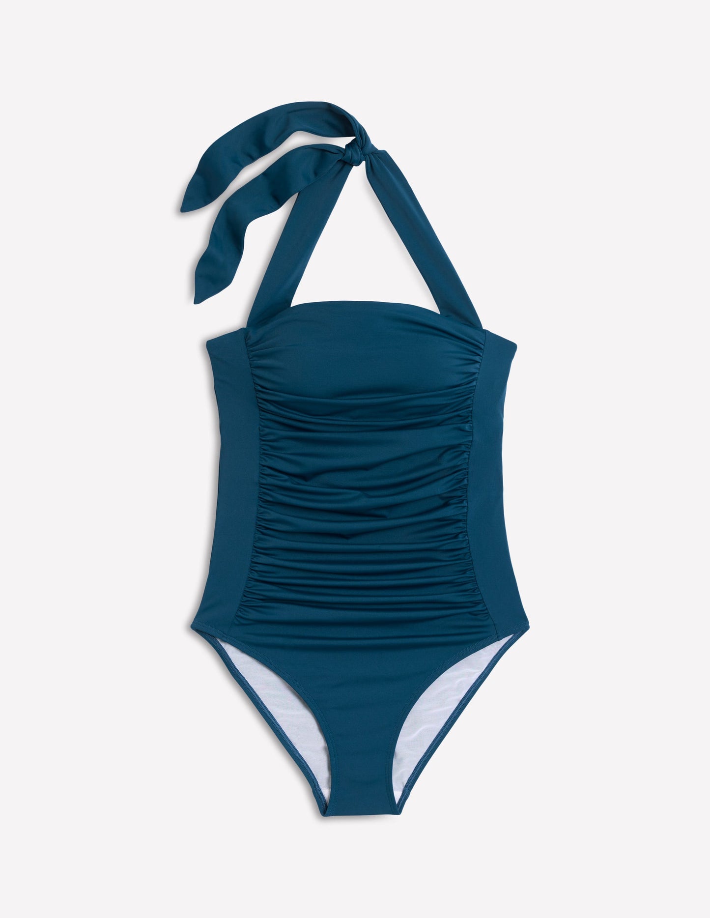 Kythira Ruched Swimsuit-Oceanside Blue