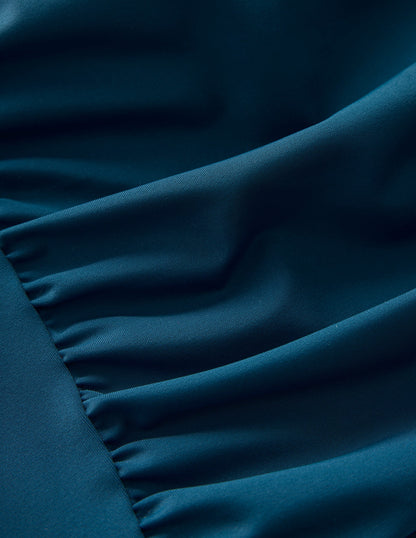 Kythira Ruched Tankini-Oceanside Blue-8