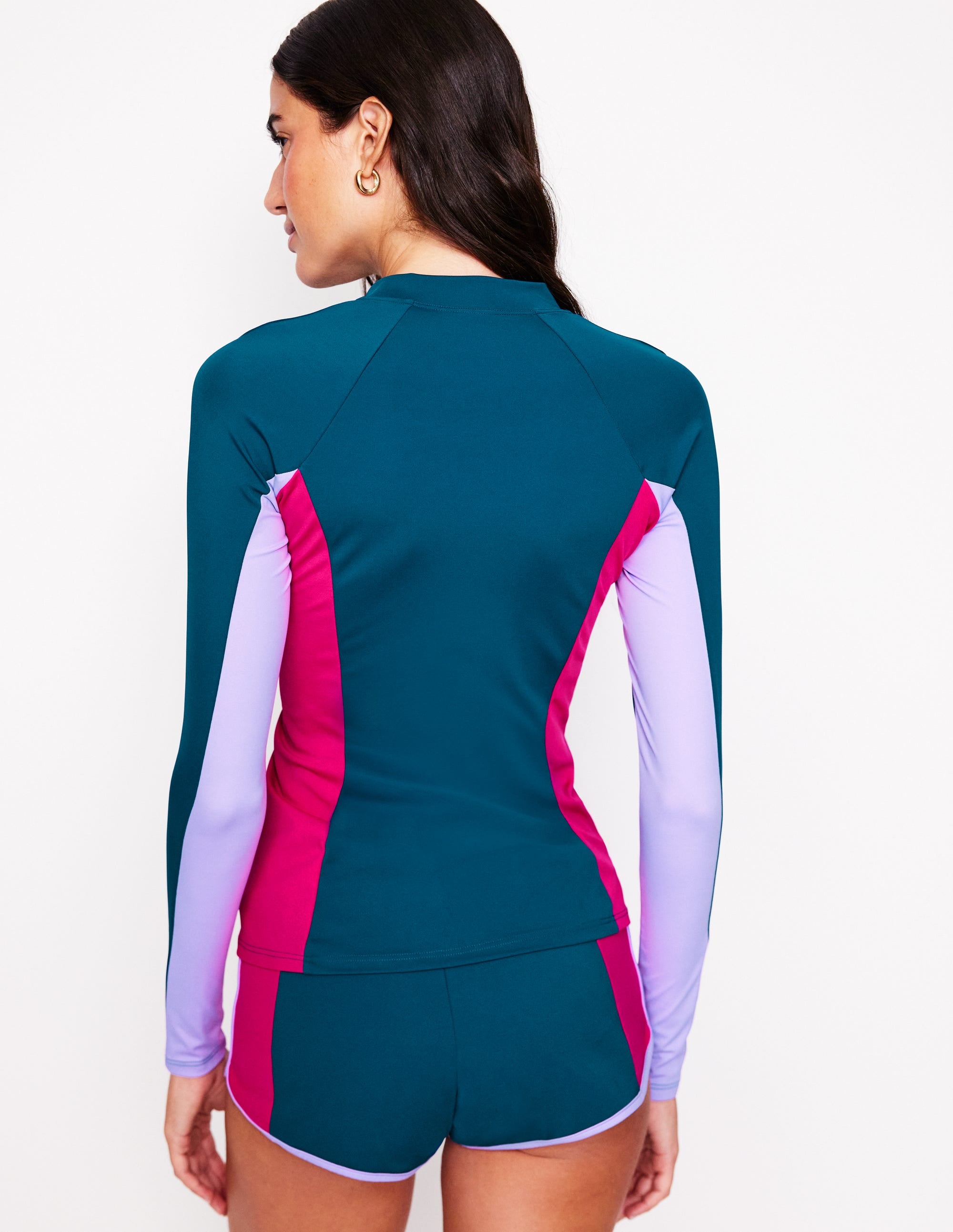 Sun Safe Raglan Guard Top-Oceanside Blue - Image 4