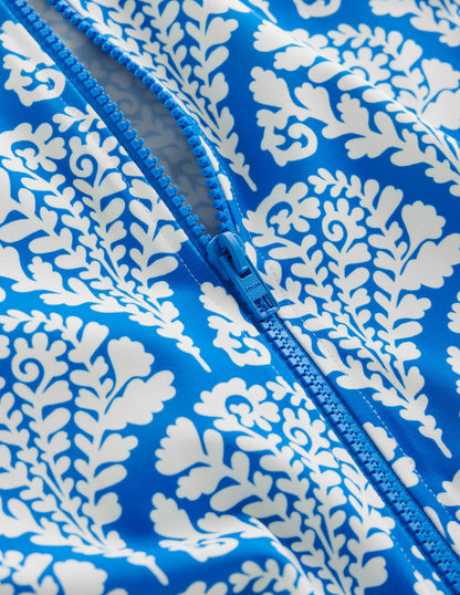 Sun Safe Raglan Rash Vest-Bright Blue, Blossomy-8