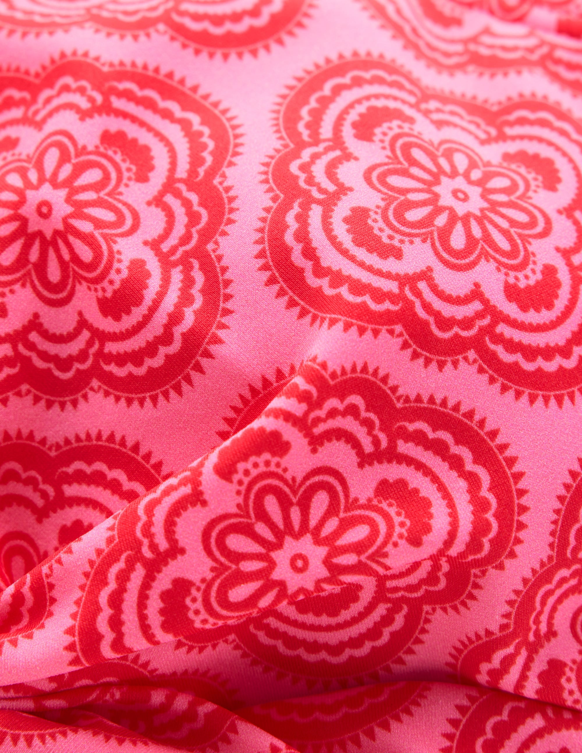 Tie Front Bikini Top-Pink Rose, Botanic Blush - Image 8