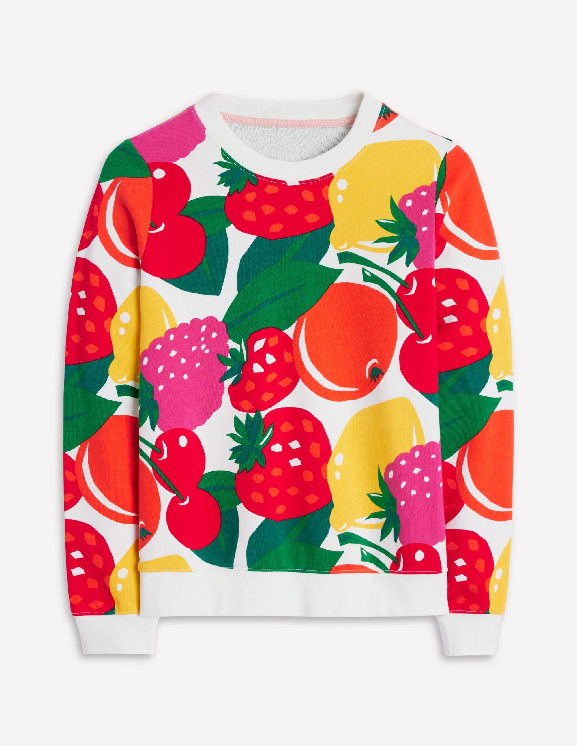 Hannah Printed Sweatshirt-Multi, Summer Fruits - Image 5