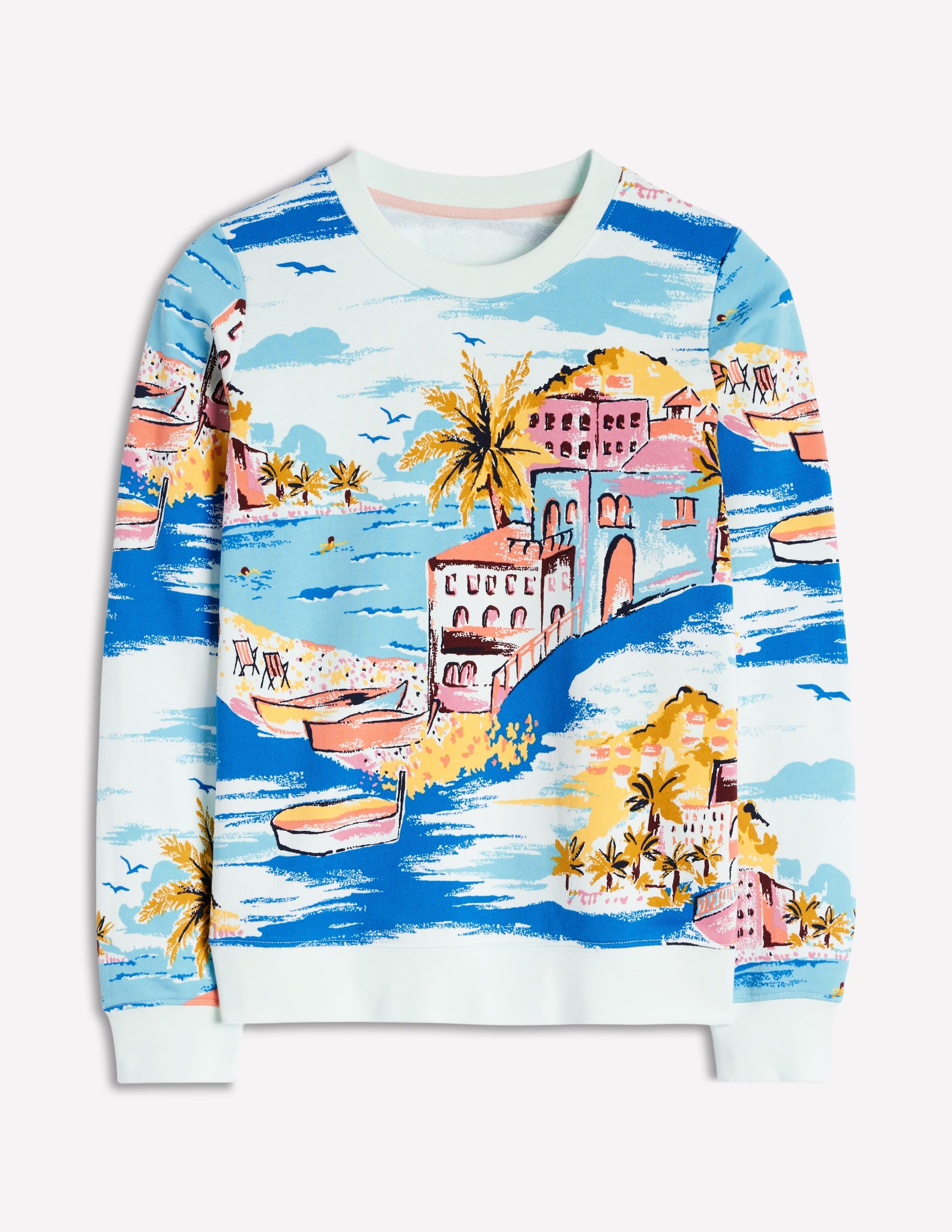 Hannah Printed Sweatshirt-Multi, Paradise Bay - Image 7