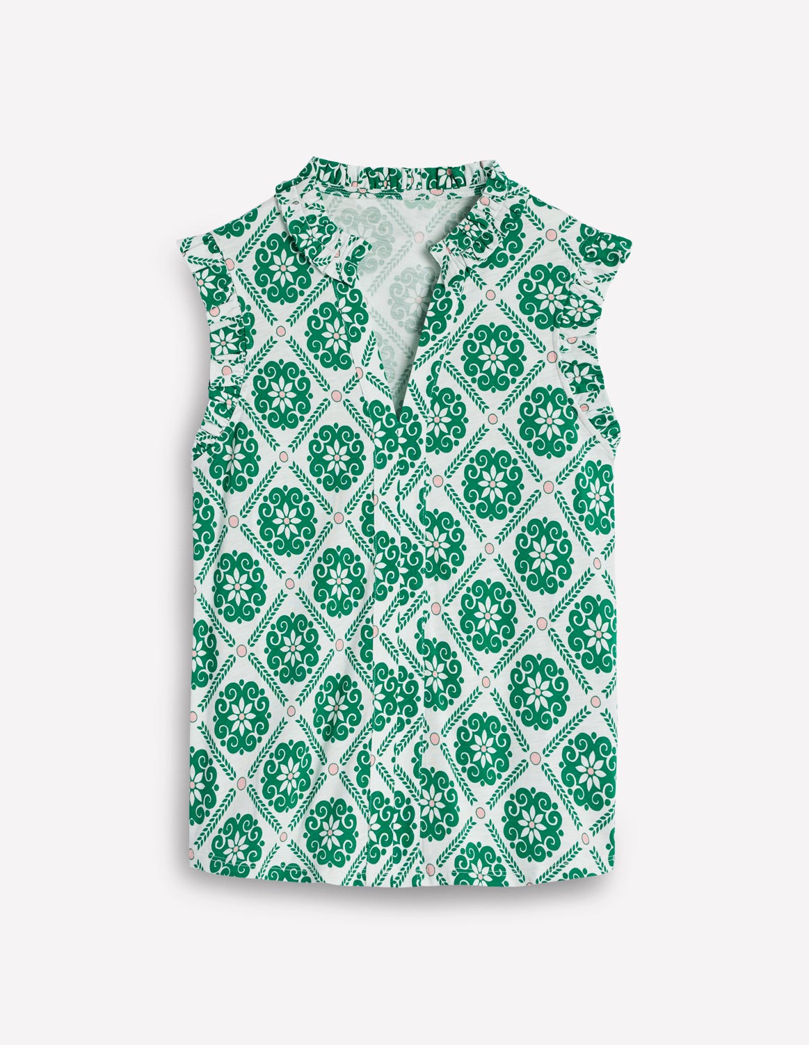 Lola Sleeveless Top-Baroque Tile - Image 7