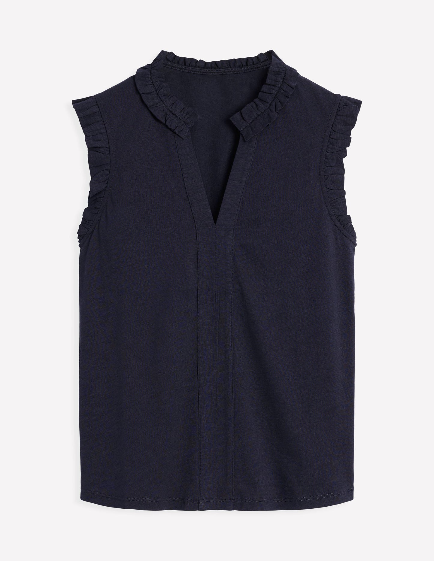 Lola Sleeveless Top-Navy