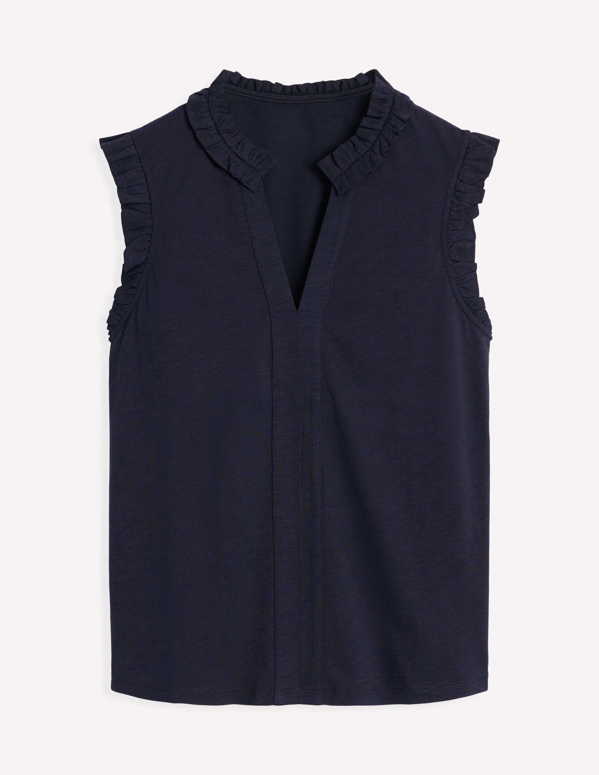 Lola Sleeveless Top-Navy - Image 5