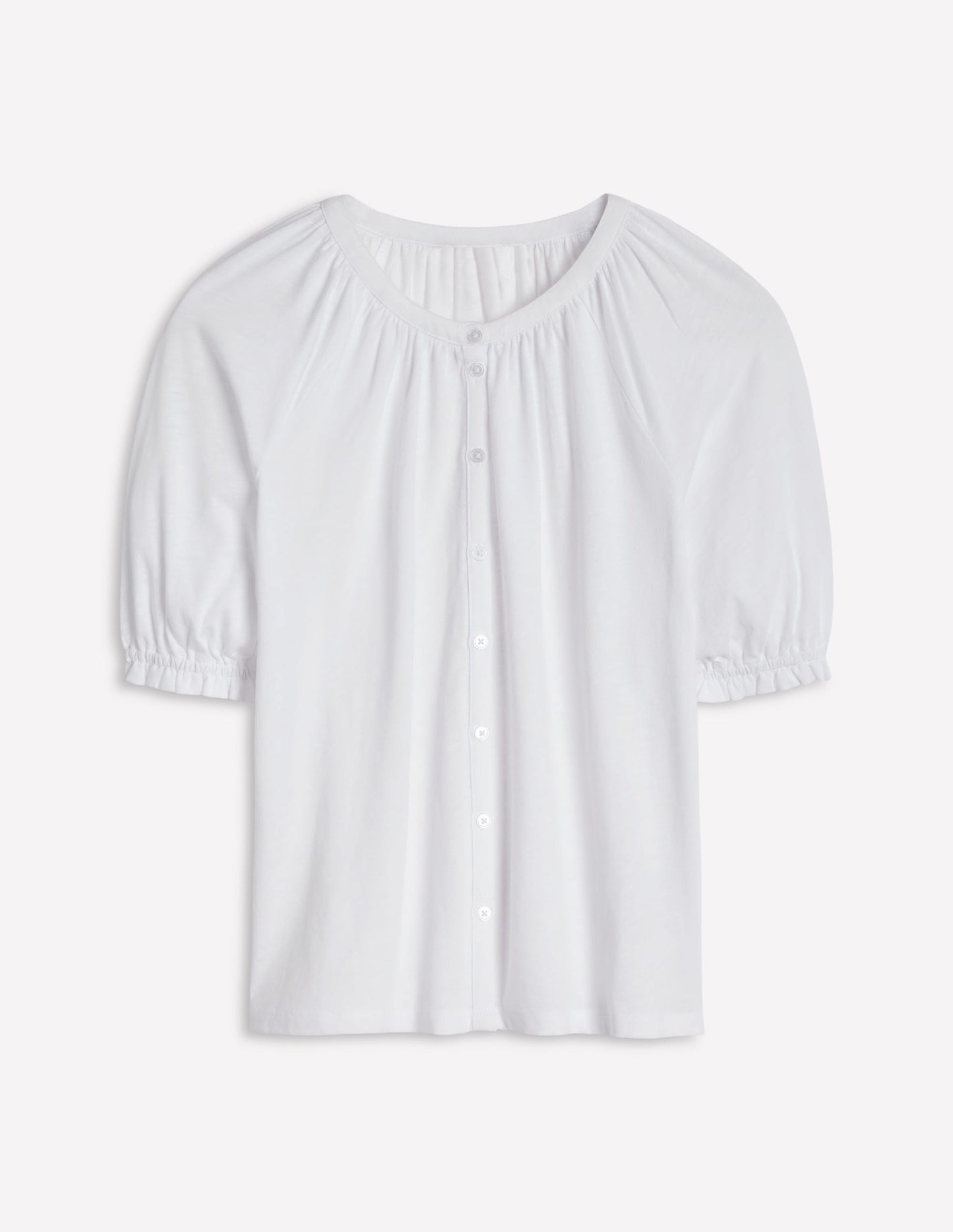 Bonnie Jersey Shirt-White