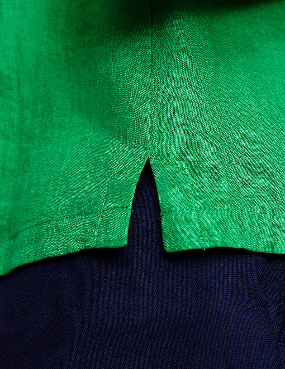 Linen Shell Top-Sapling Green - Image 3