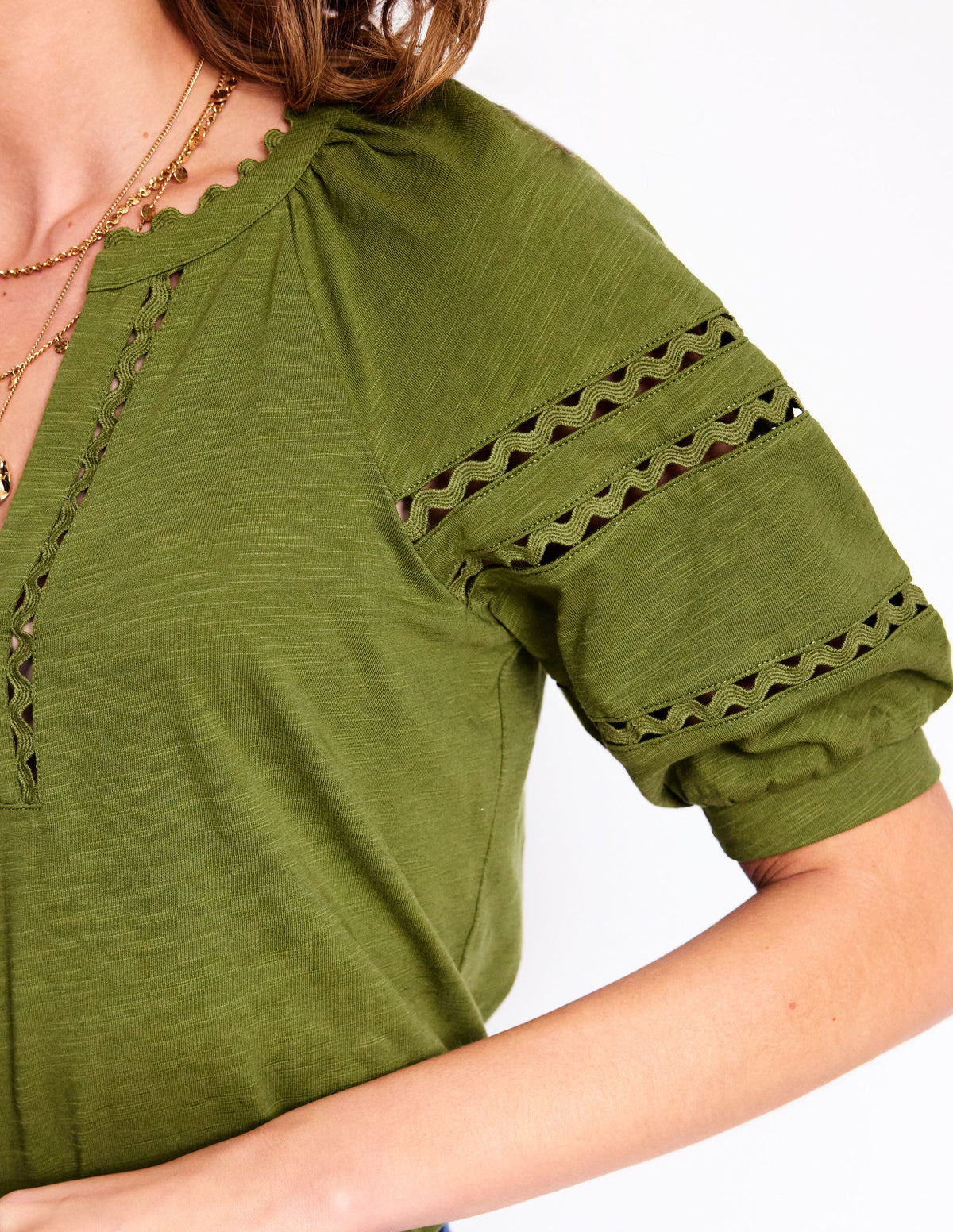 Maisy Rikrak Trim Top-Mayfly - Image 3