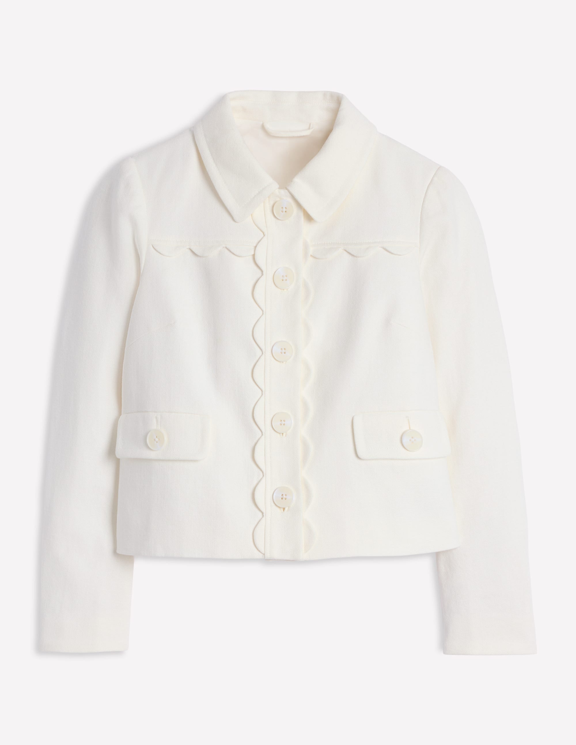 Scallop Jacket-Ivory - Image 7