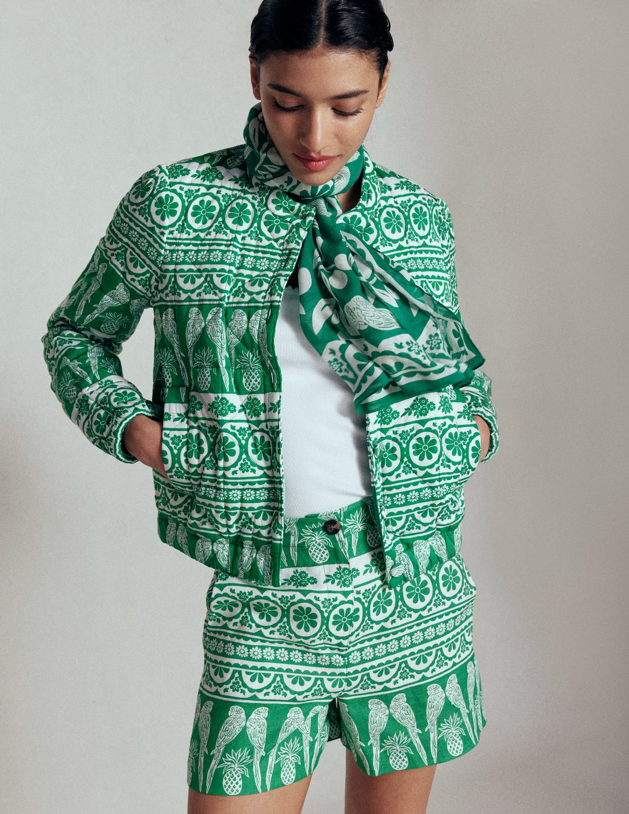 Highbury Quilted Jacket-Ornate Tropics - Image 3
