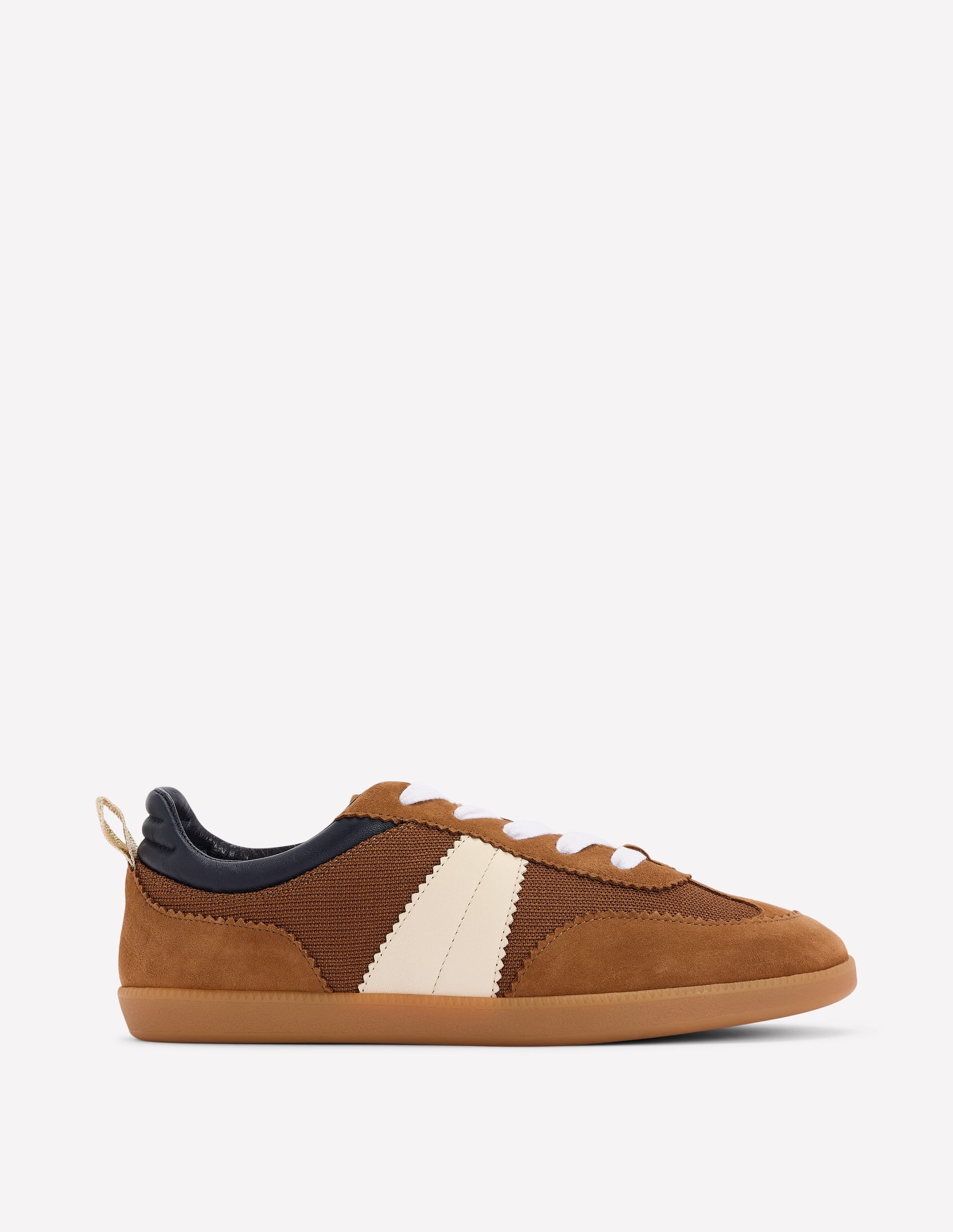 Erin Retro Tennis Trainers-Gingersnap - Image 1
