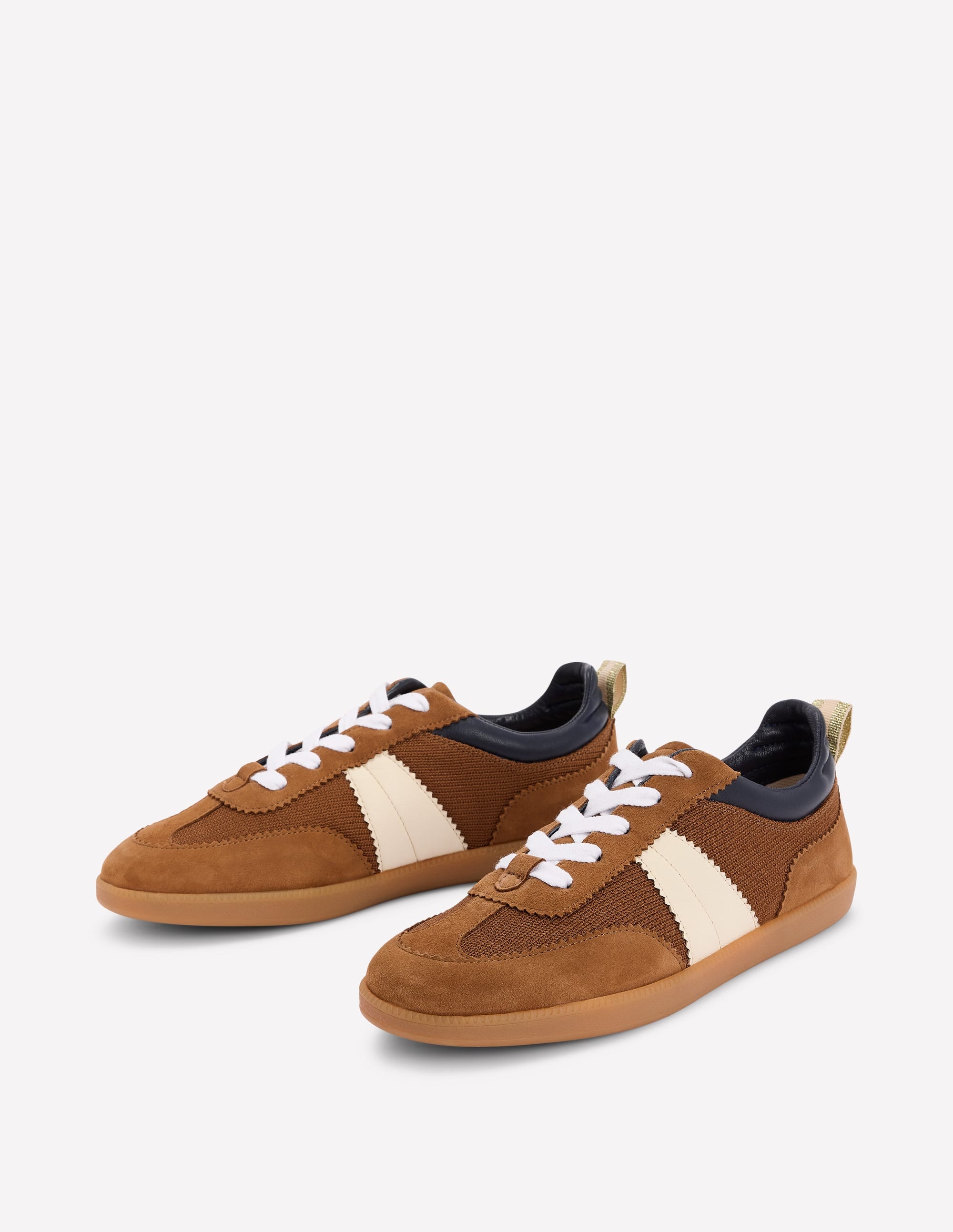 Erin Retro Tennis Trainers-Gingersnap - Image 3
