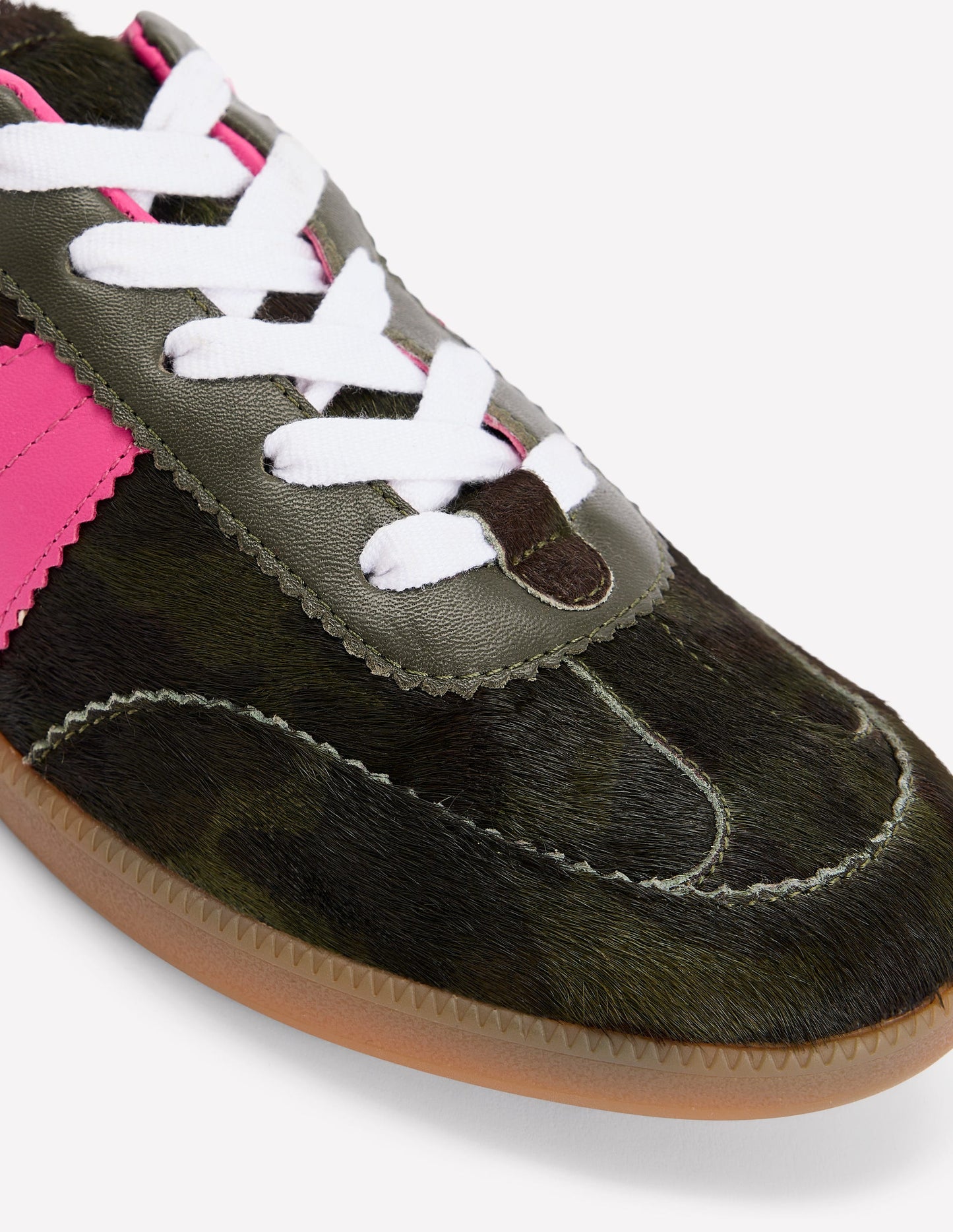 Erin Retro Tennis Trainers-Camo/Pink Peony