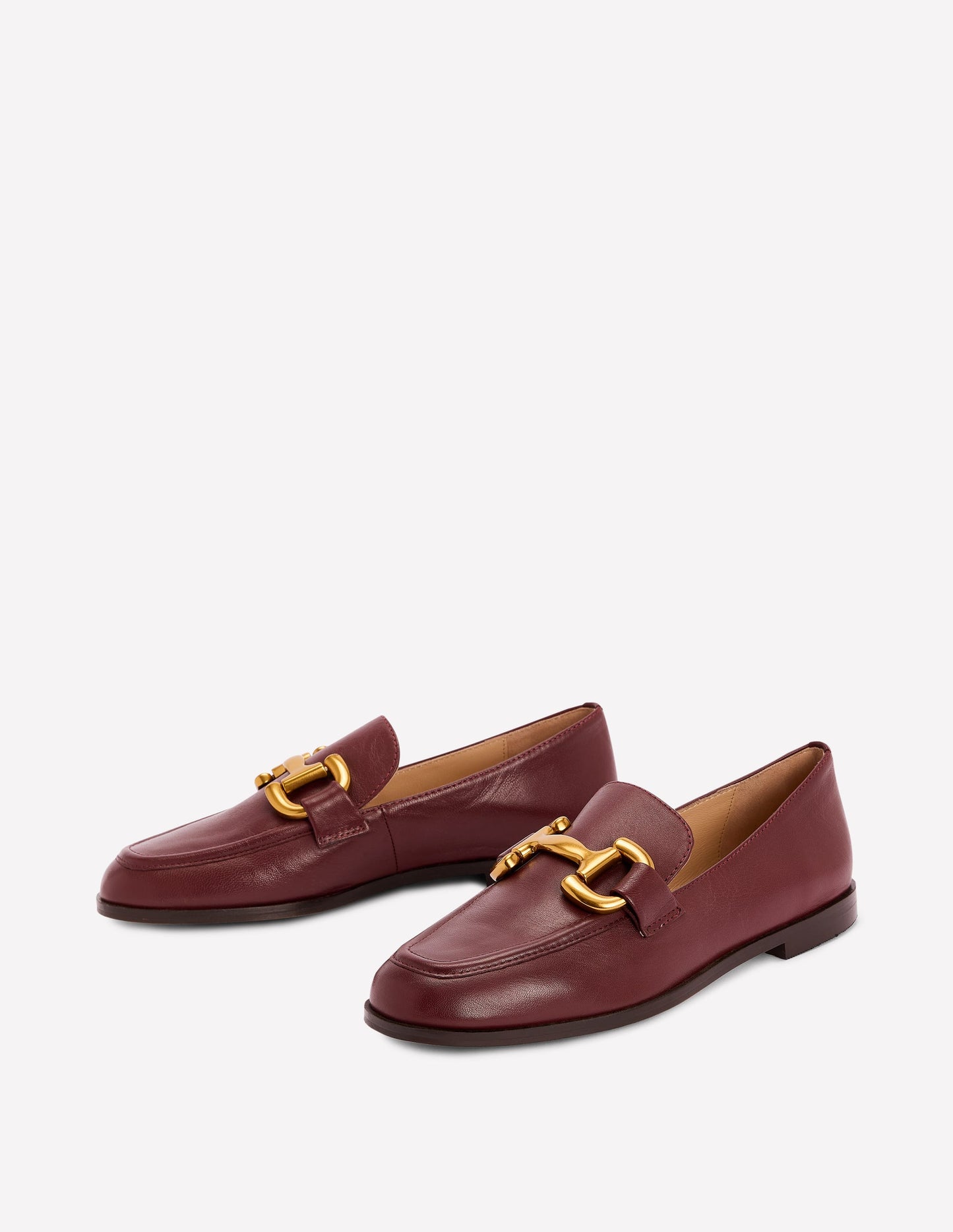 Iris Snaffle Loafers-Oxblood