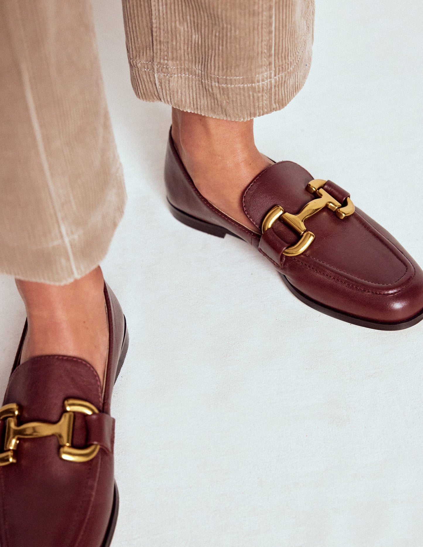 Iris Snaffle Loafers-Oxblood