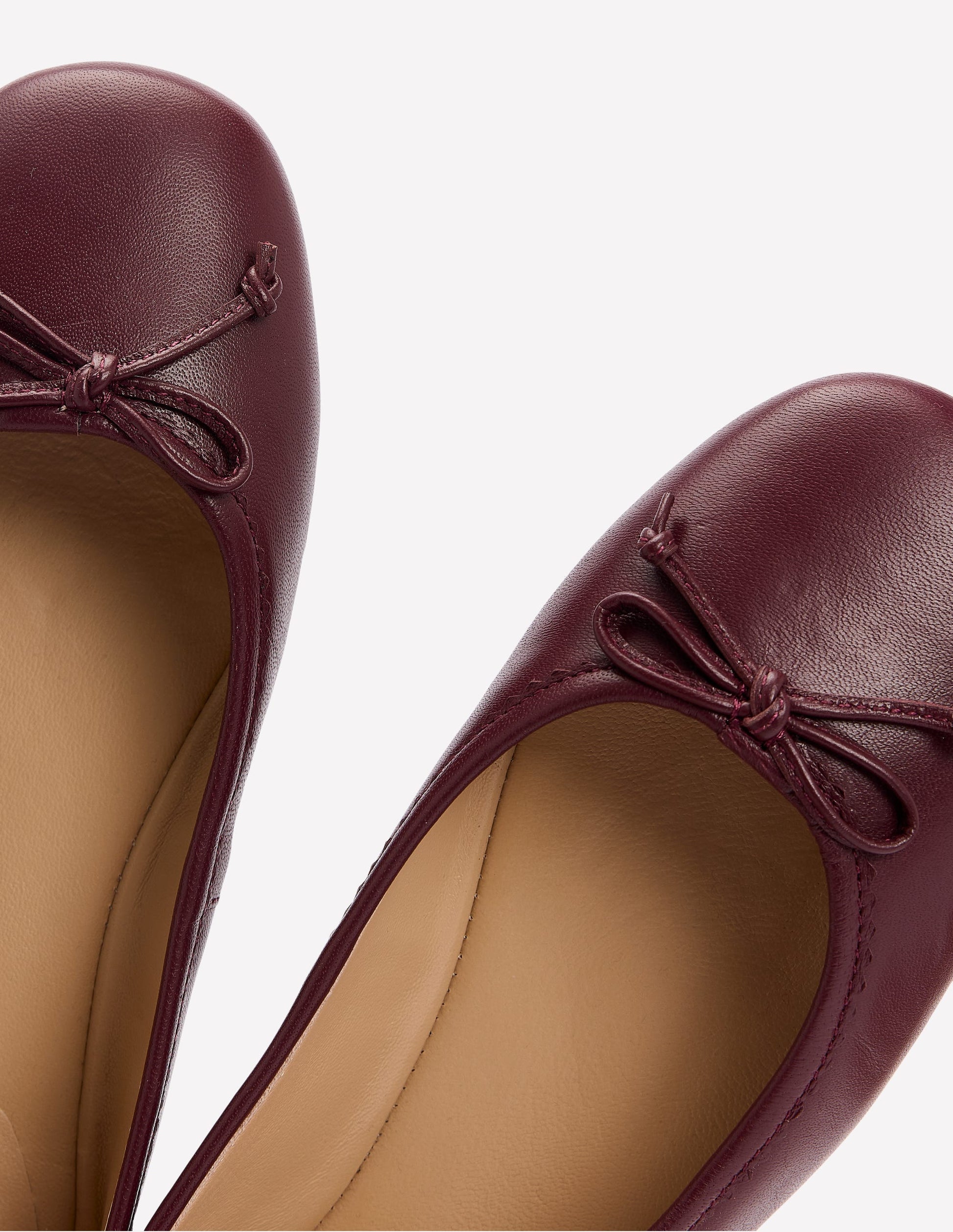 Kitty Flexi Sole Ballet Flats-Oxblood-4