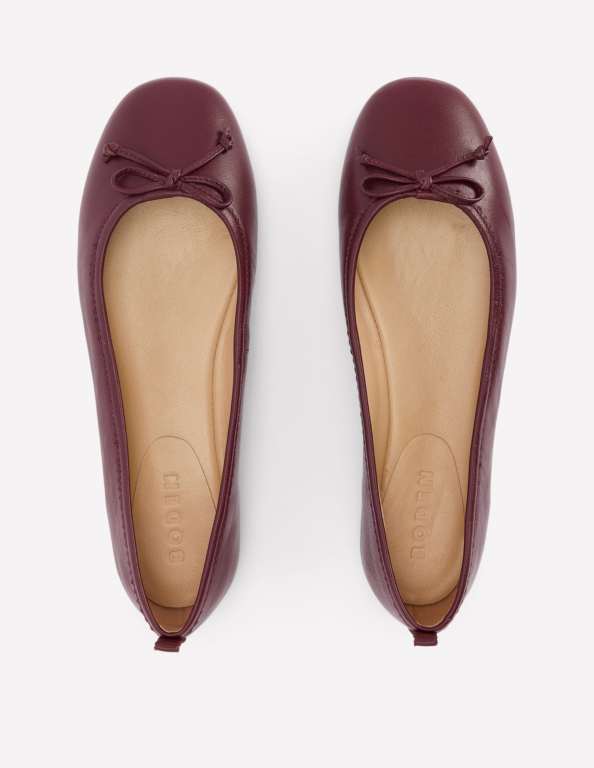 Kitty Flexi Sole Ballet Flats-Oxblood-5
