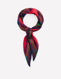 Elisabeth Silk Square Scarf-Tartan