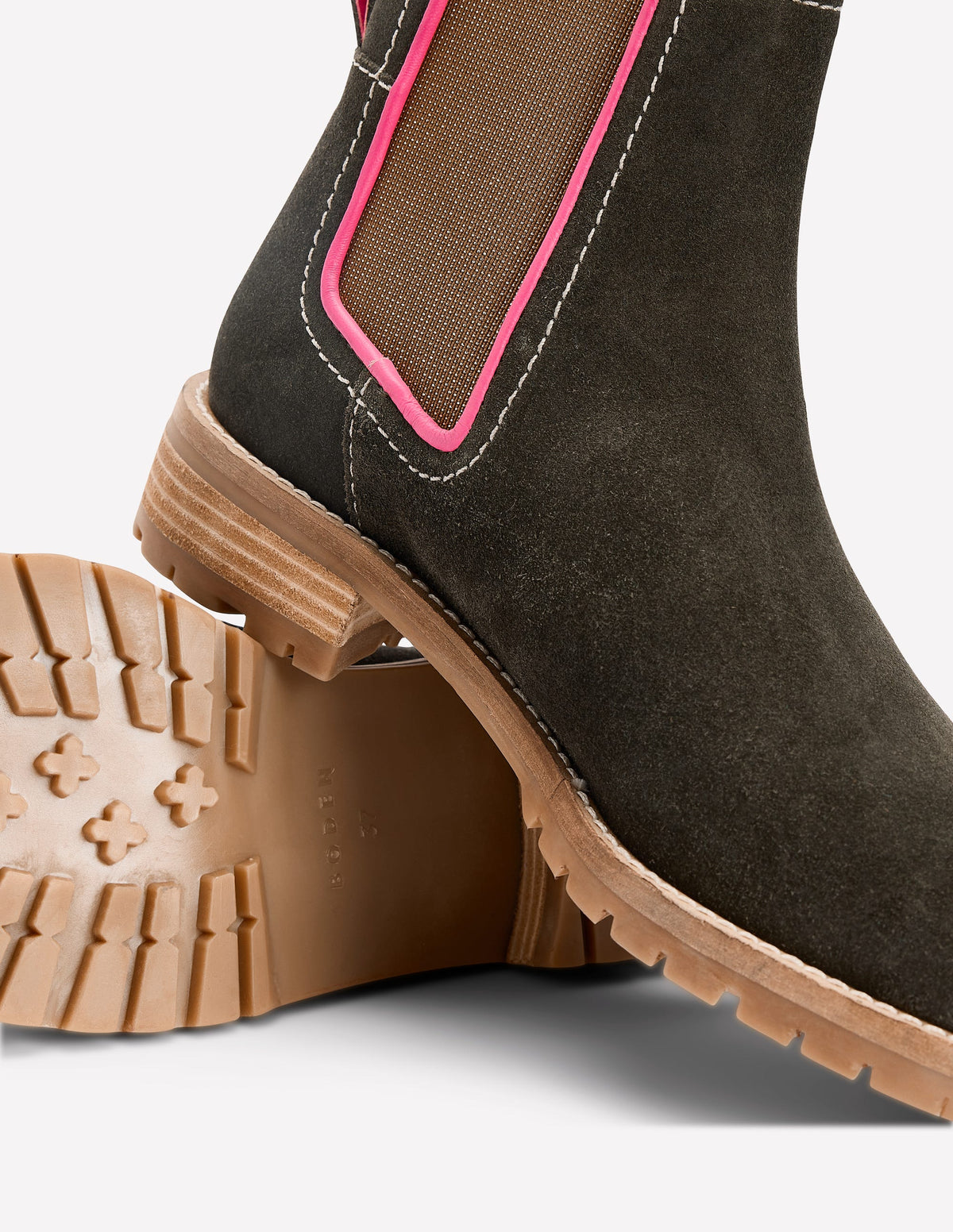 Freya Chelsea Boots-Dark Moss - Image 4