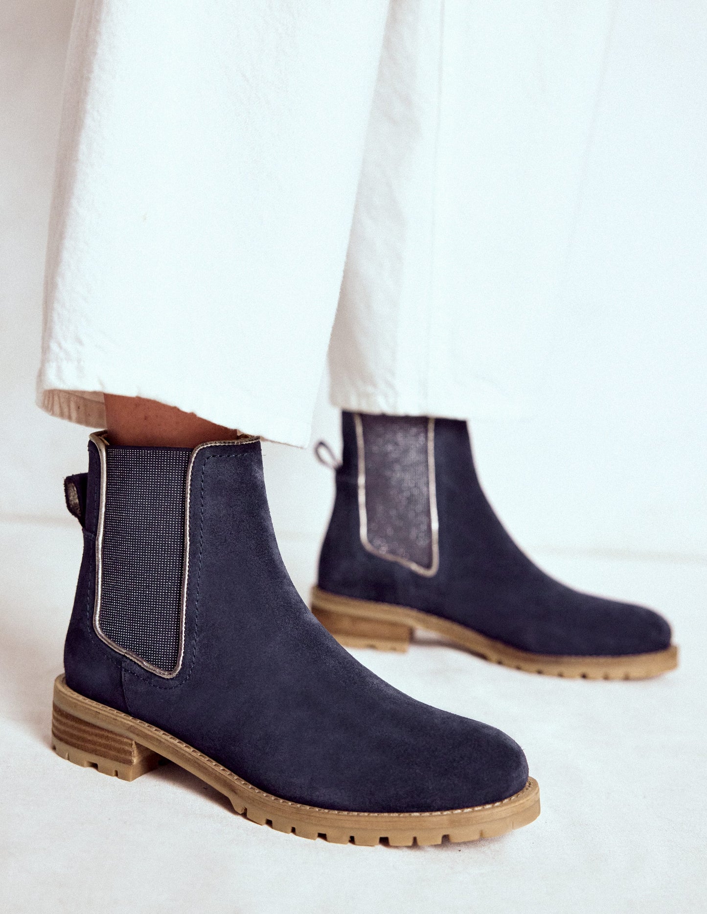 Freya Chelsea Boots-Navy