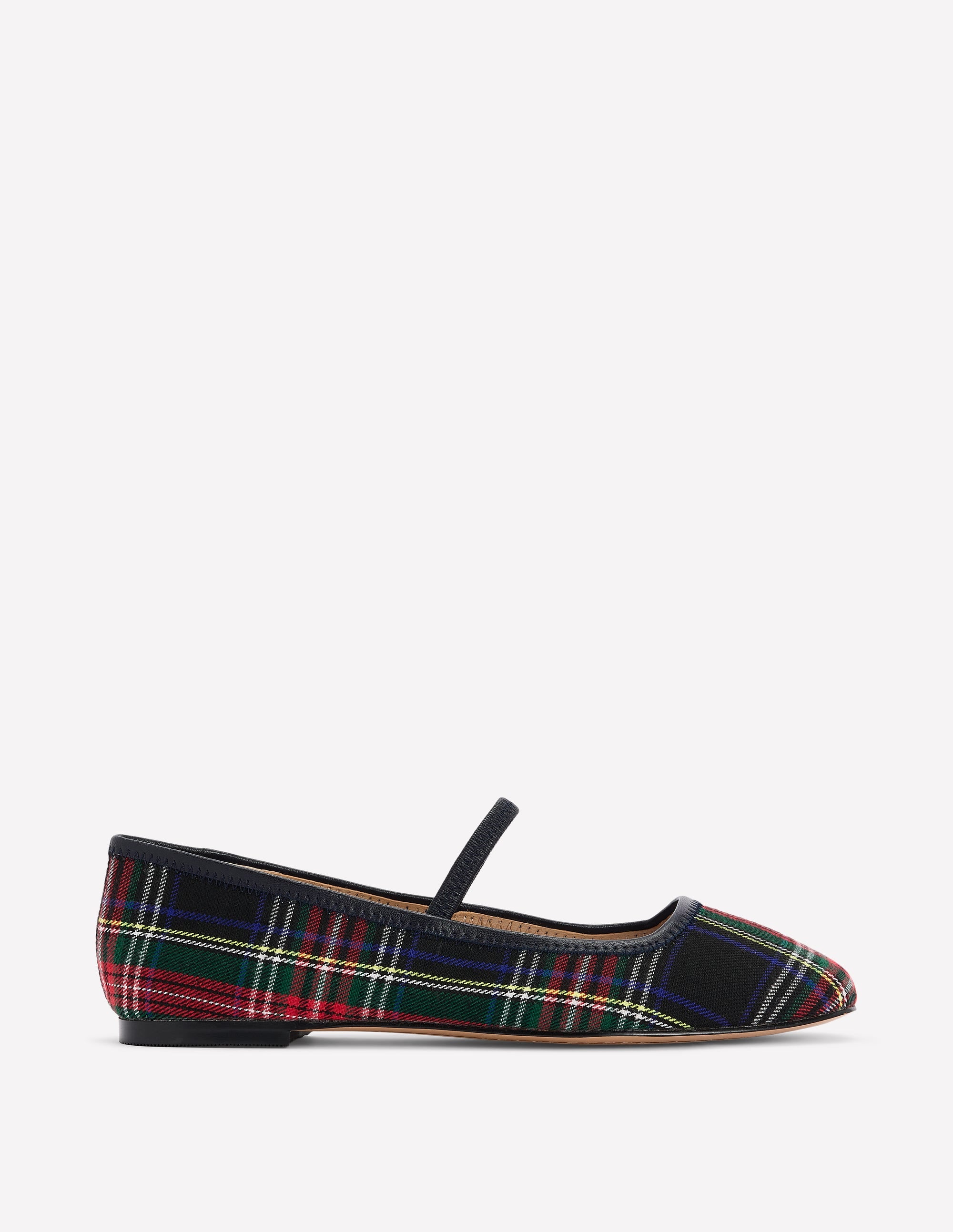 Thea Mary Jane Ballet Flats-Check - Image 1