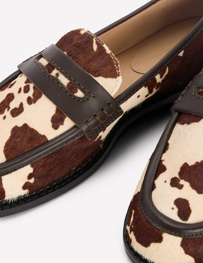 Nya Penny Loafers-Brown/Ivory-6
