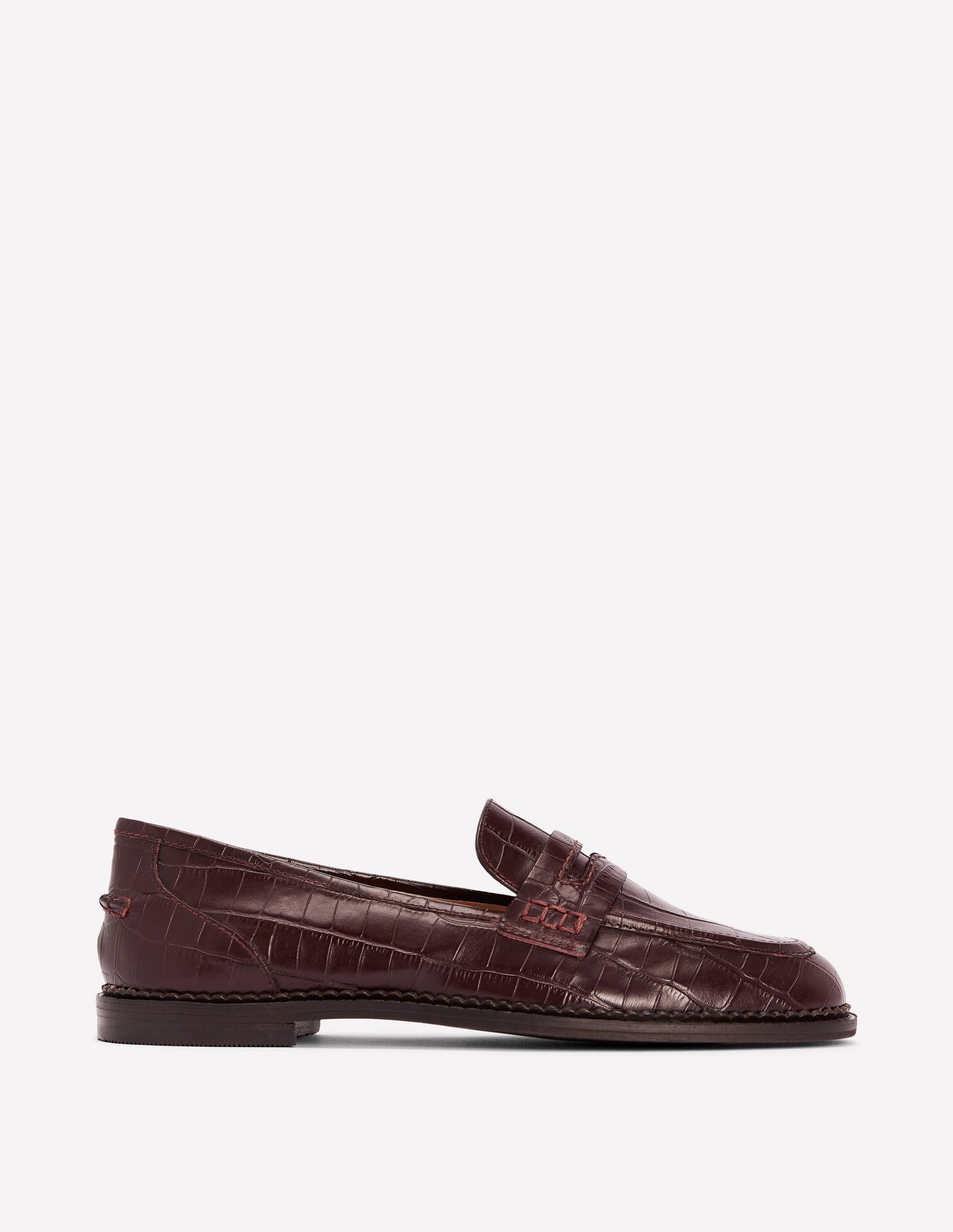 Nya Penny Loafers-Oxblood-1