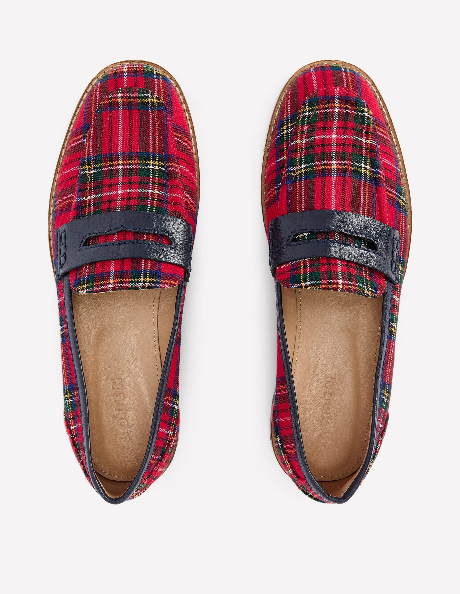 Nya Penny Loafers-Tartan-5