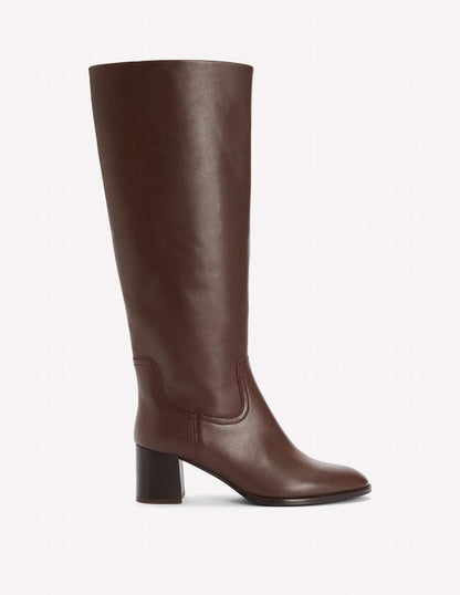 Skye Smart Knee Boots-Chocolate-1