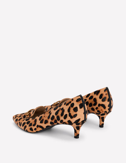 Iris Heel Snaffle Point Loafer-Leopard-5