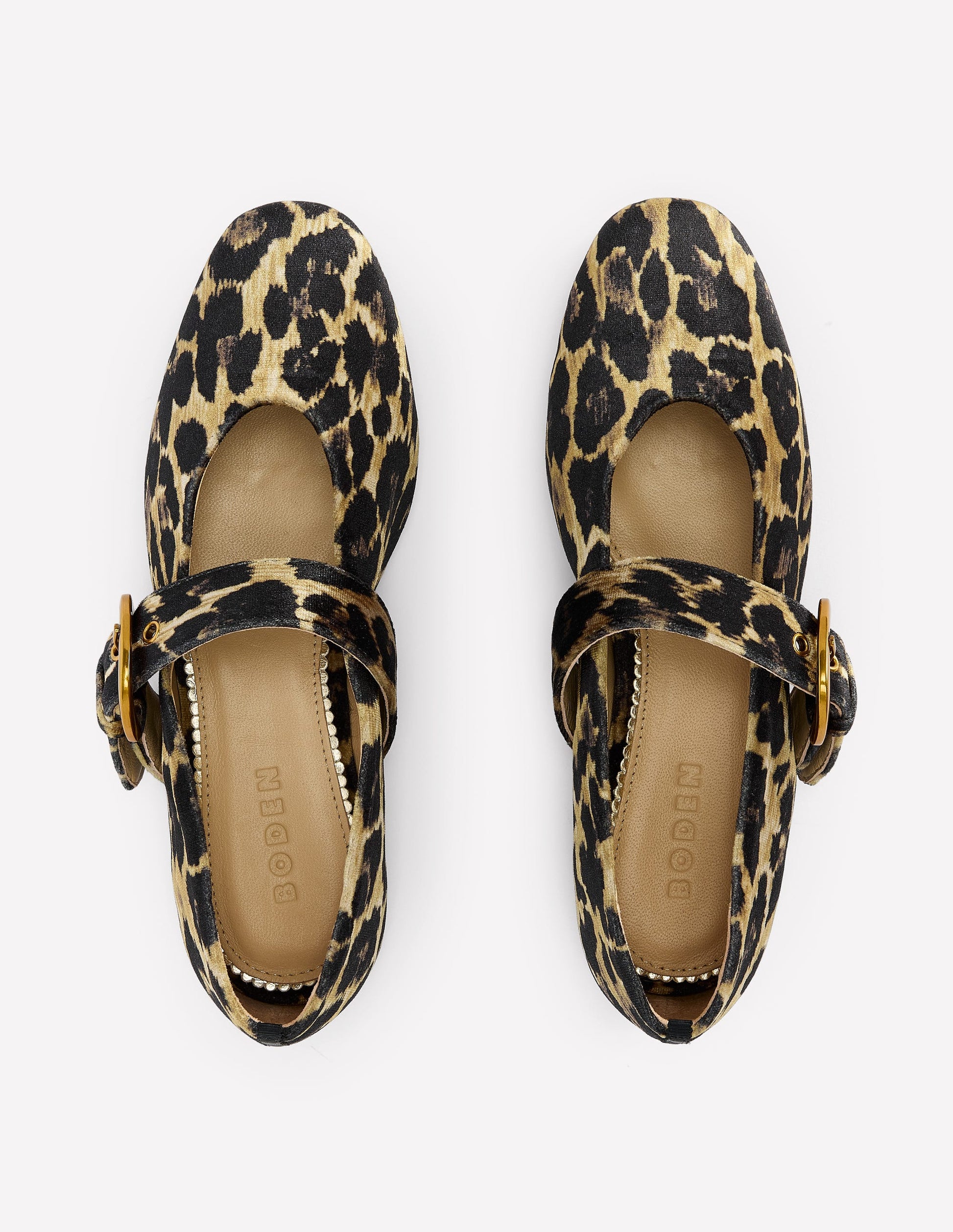 Kylie Flat Buckle Mary Janes-Leopard-7